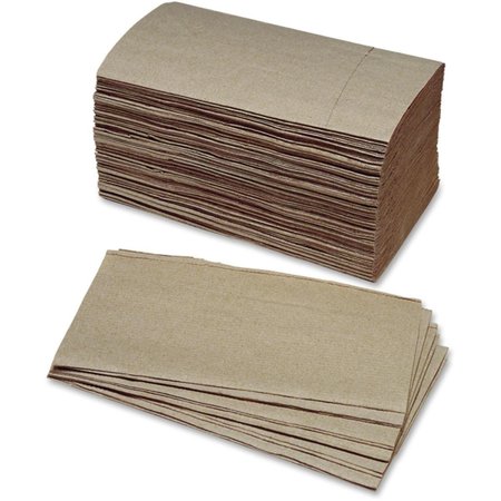 CUBICULUM USA Single Fold Kraft Unbleached Paper Towels CU1865126